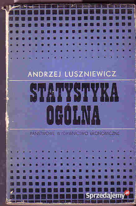 1658 STATYSTYKA OGÓLNA ANDRZEJ LUSZNIEWICZ Czyrna sprzedam