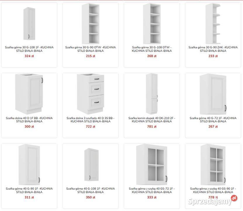 Meble kuchenne szafki kuchenne do montażu Kuchenne Częstochowa