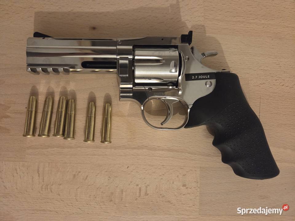 Wiatrówka rewolwer Dan Wesson 715 4 45 mm silver Bydgoszcz