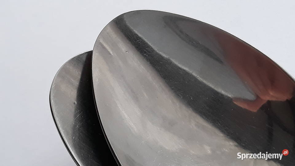 Łyżki obiadowe 3 KASZUBSKI Gerlach sztućce PRL Dąbrowa Górnicza