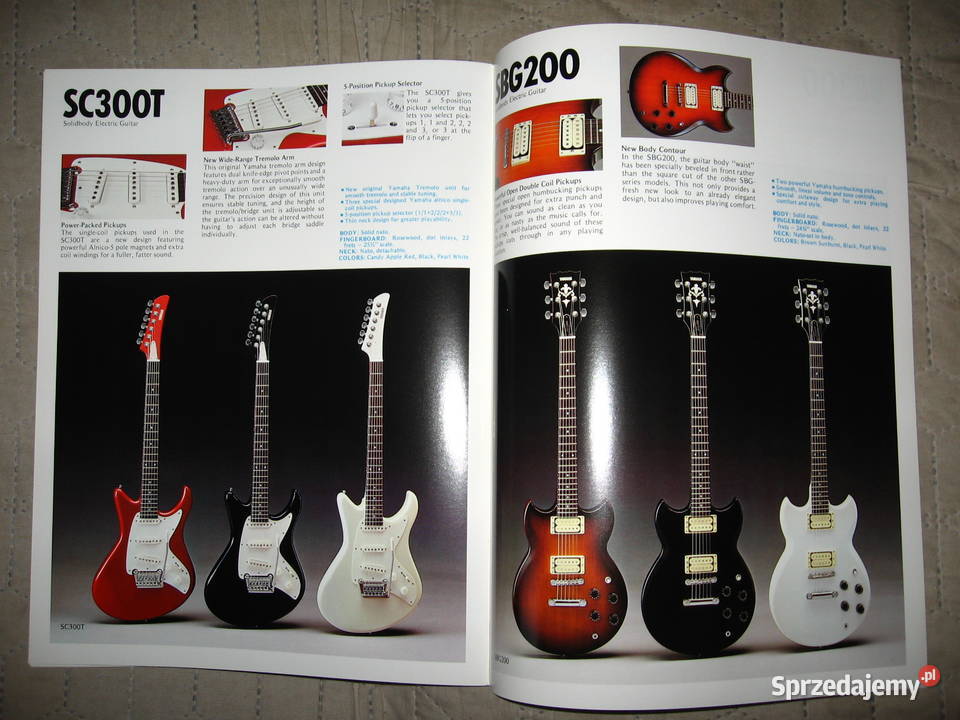 Yamaha Electric Guitars katalog gitar pomorskie Kępice