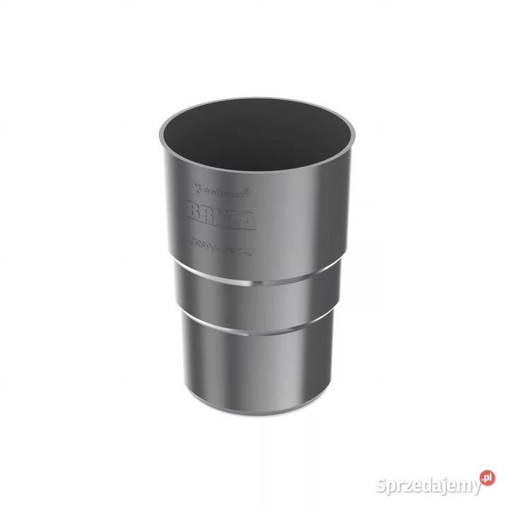 Bryza PVC Złączka rury spustowej 90 mm grafit Białystok