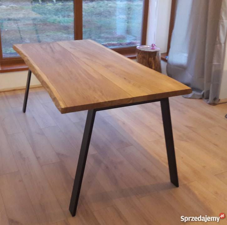 Stół dębowy LOFT NAJSTABILNIEJSZY Stoły, krzesła, biurka Dobrodzień