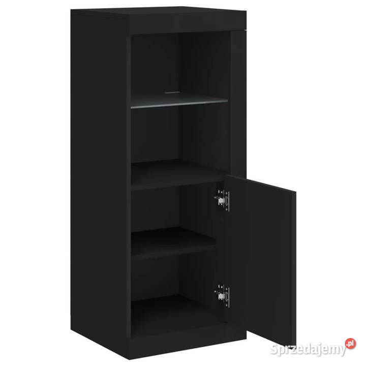 Szafka z oświetleniem LED czarna 41x37x100 mazowieckie Warszawa
