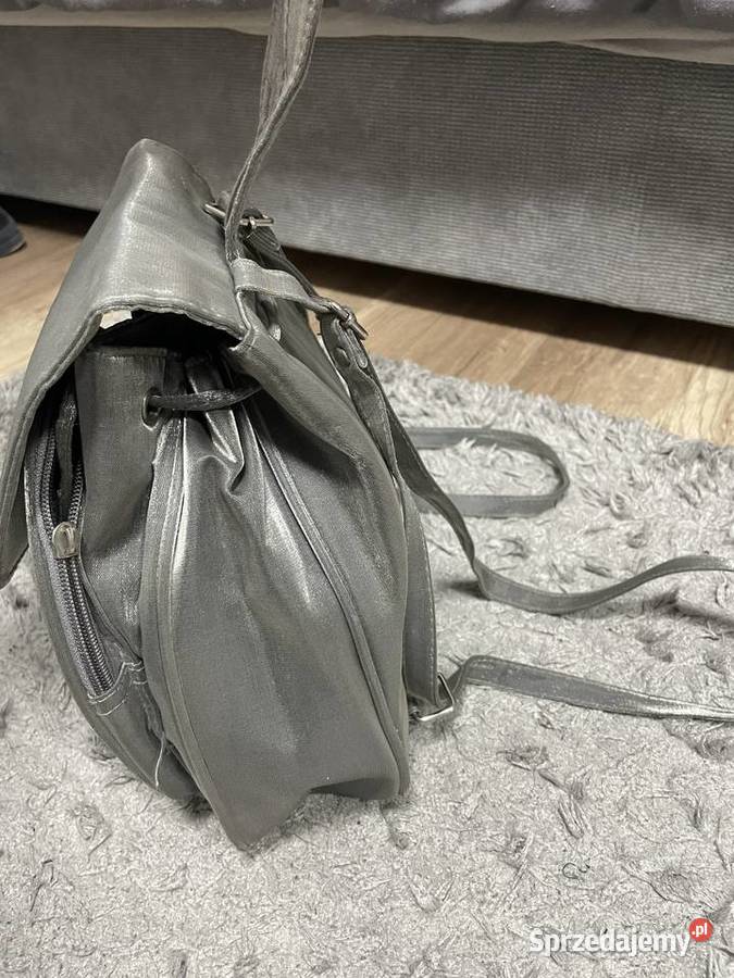 Plecak damski mały szary Pozostałe lubelskie Chełm