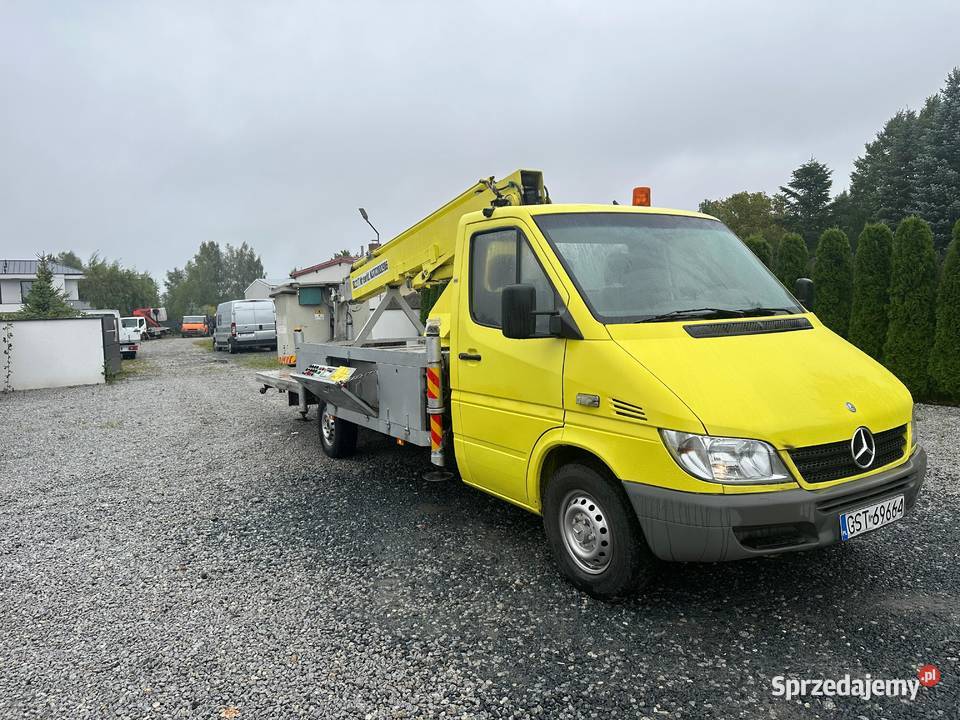 Mercedes Sprinter 311 podnośnik koszowy 21m nieuszkodzony