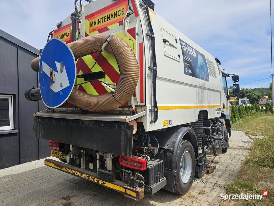 DAF LF220 Zamiatarka dwustronna FAUN WAJET 2015 Ropczyce