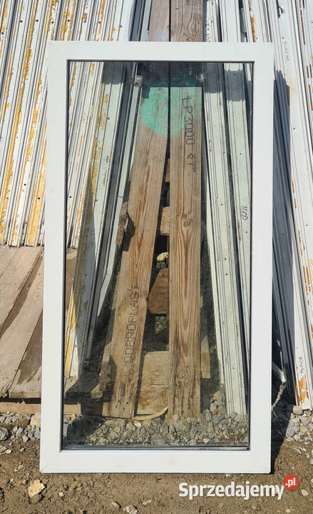 OKNA KacprzaK Witryna 66x125 FIX Używany PCV Siedlce