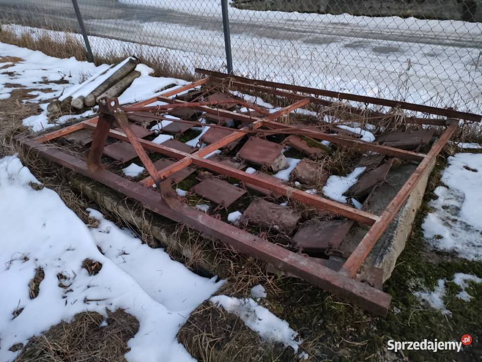 Włóka łąkowa brony zawieszane agregat nieuszkodzony Nowy Targ