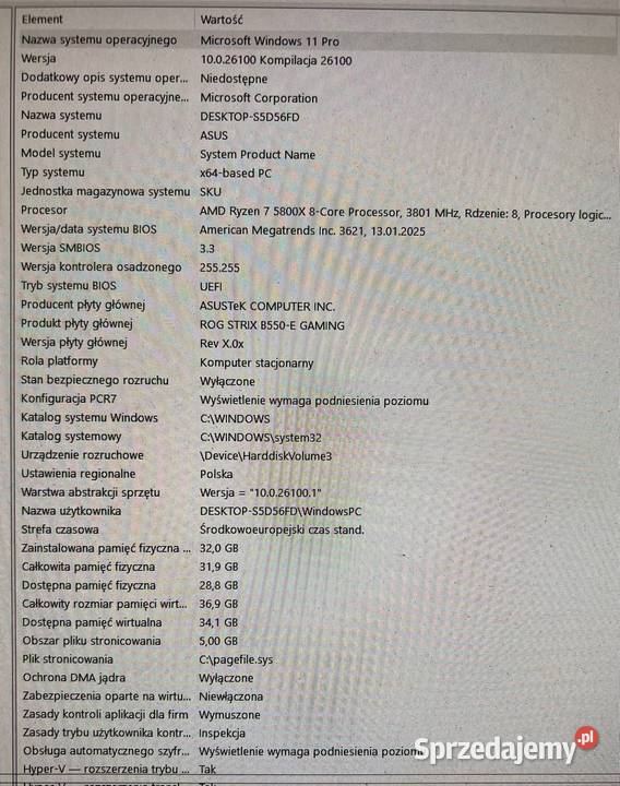 Mocny komputer gracza RTX3090FE RX6800XT Ryzen7 Piaseczno