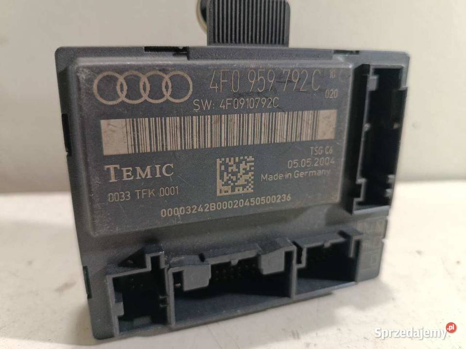 MODUŁ DRZWI PRAWY PRZÓD AUDI A6 C6 4F0959792C osobowe wielkopolskie
