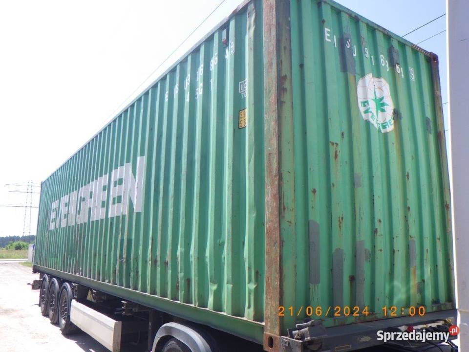 Kontener morski 40HC 12 m wysoki szczelny Magazynowanie Olsztyn
