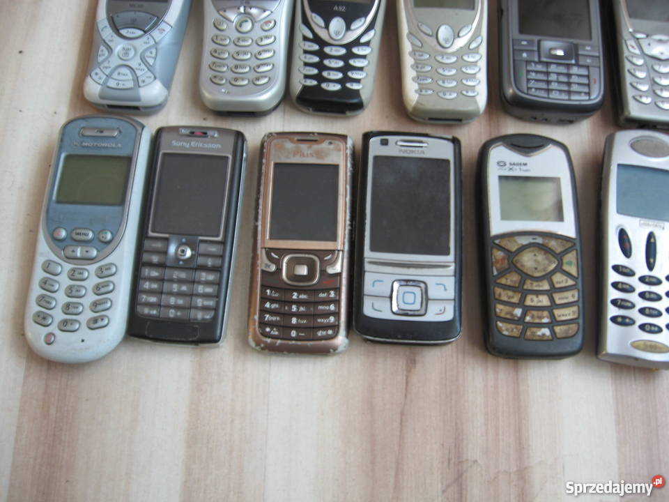 Zestaw starych telefonów 25 Grodziczno