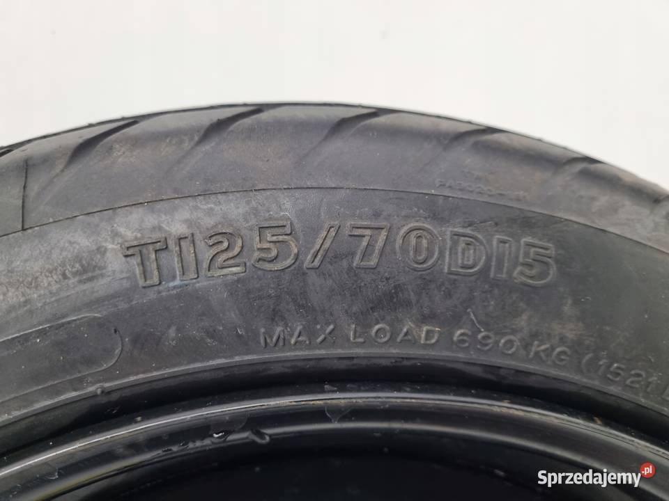 KOŁO DOJAZDOWE Toyota Yaris II dojazdówka 12570 Chełm sprzedam