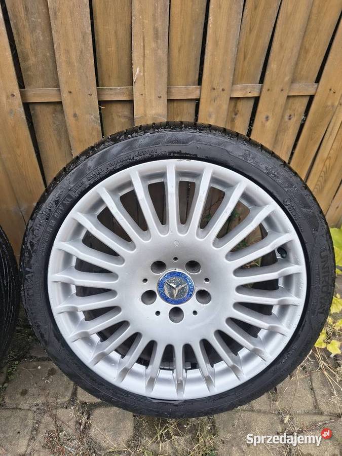Felgi Mercedes Multispoke 18 plus opony Uniroyal Średnica 18" lubelskie