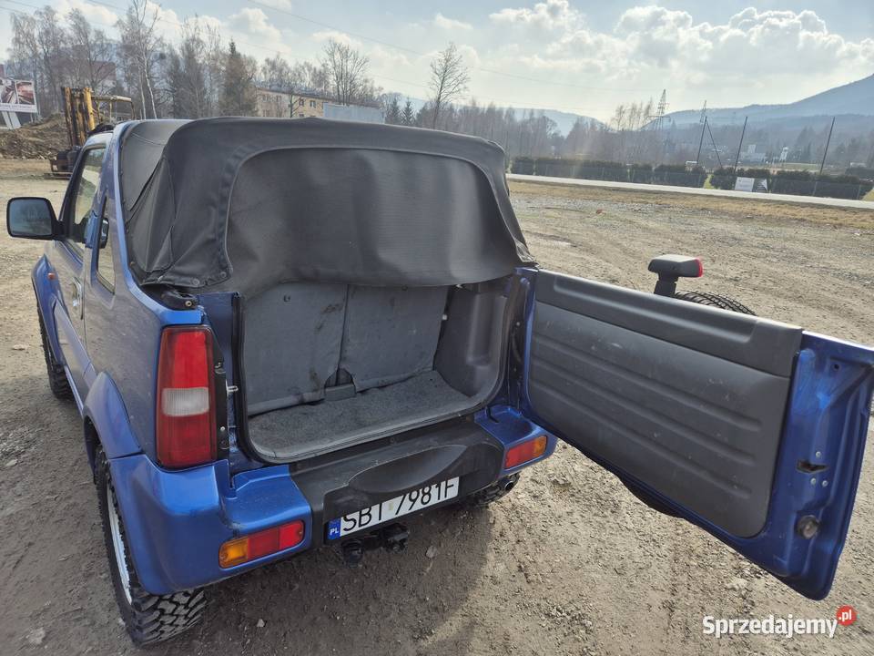 Suzuki Jimny 4x4 165 przebieg Cabrio 13 benz 80 1300cm3 Bujaków sprzedam