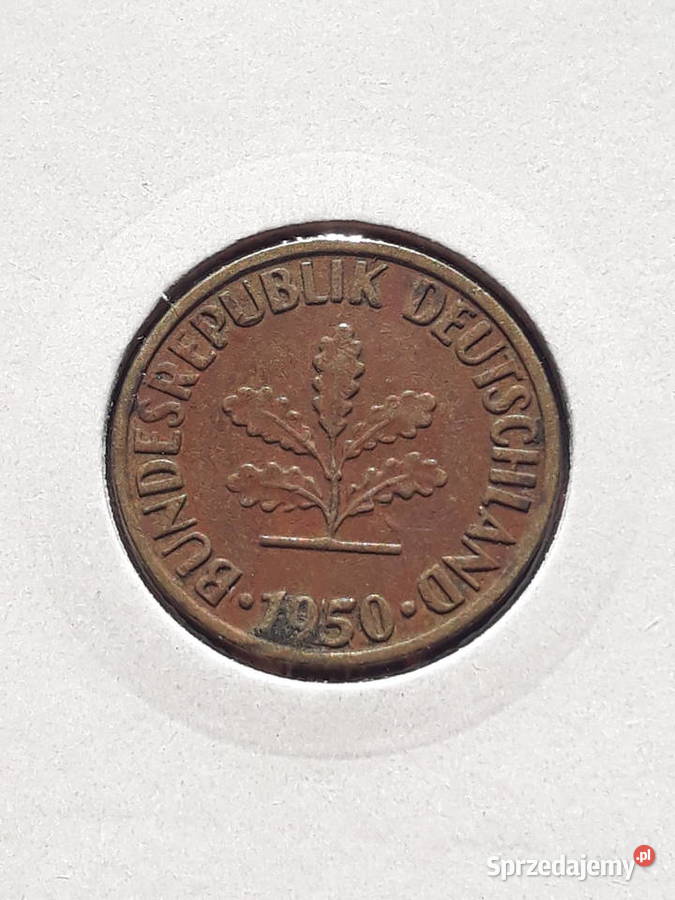 10 Fenigów RFN 1950 r men J 2 Kolekcje Konin