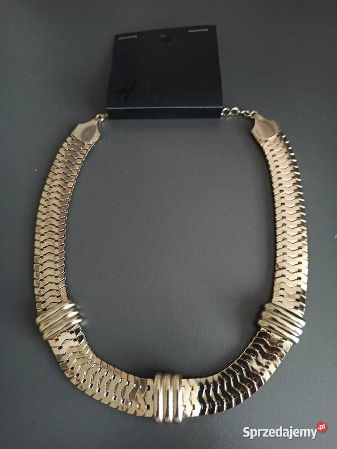 Łańcuszek kolia złoty Nowy Białystok