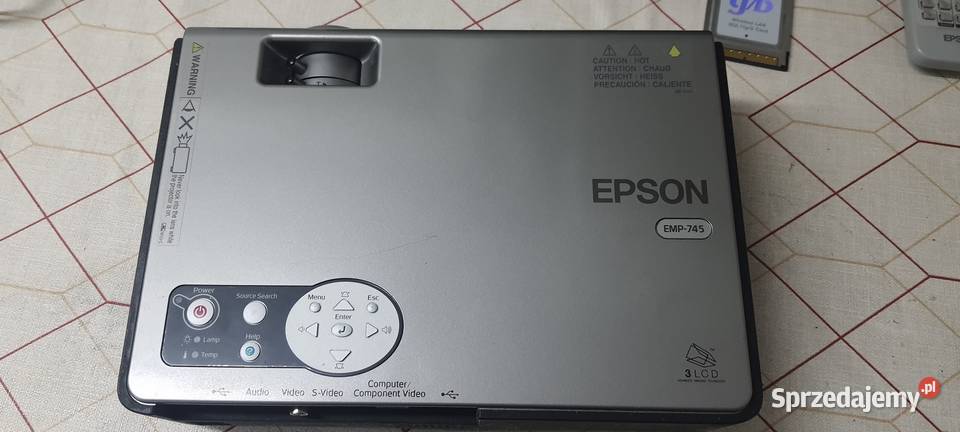 Projektor Epson EMP745 NIE WŁĄCZA SIE Monitory i projektory Nowa Sól