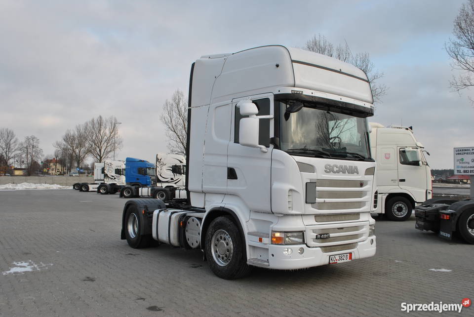 SCANIA R 420 2012 EURO 5 Z NIEMIEC szyberdach Ciągniki siodłowe Modliszewko