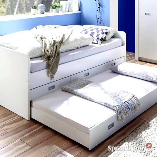 Młodzieżowe łóżko tandem Alaska 120 x200 z szufladami
