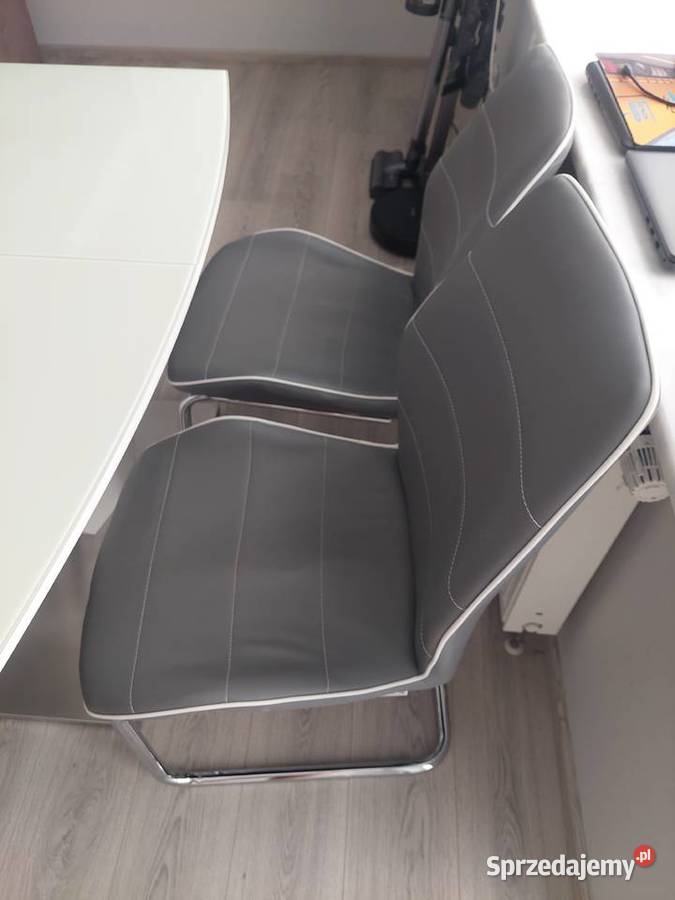 Stół rozkładany Agata meble 120x80 i 4 krzesła Białystok