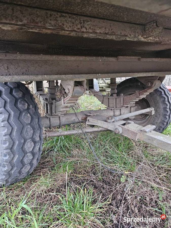 Przyczepa sztywna 45t Przyczepy rolnicze podlaskie Tykocin sprzedam