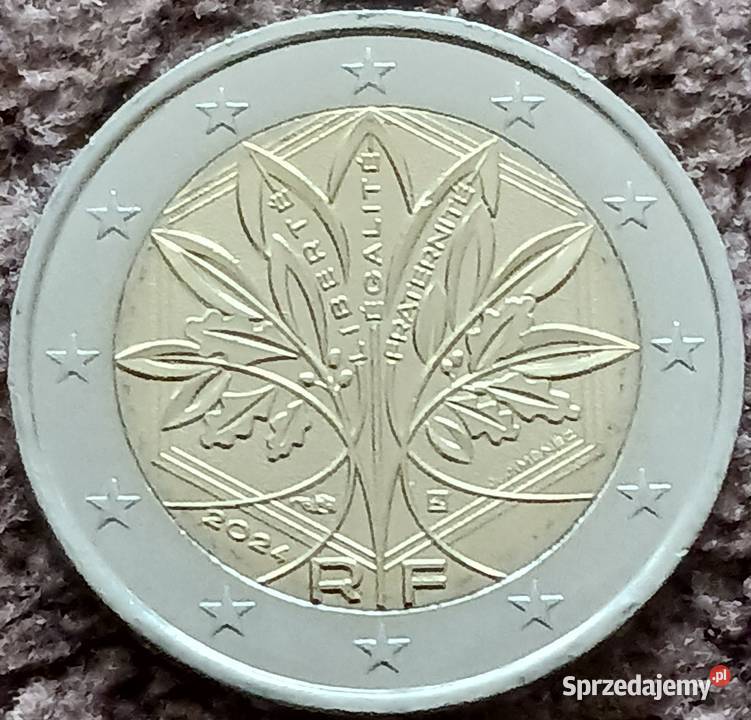 2 Euro Francja 2024 r Drzewo życia Konin