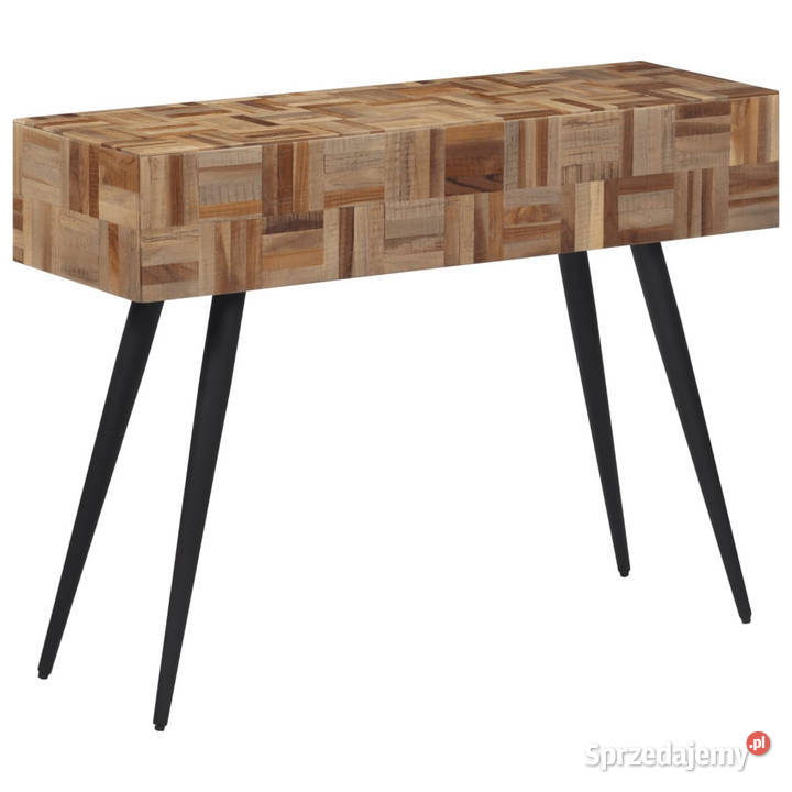 Stolik konsolowy 110x34x80 drewno tekowe z mazowieckie Warszawa sprzedam