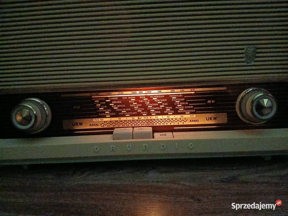 Radio lampowe firmy Grunding Kraków