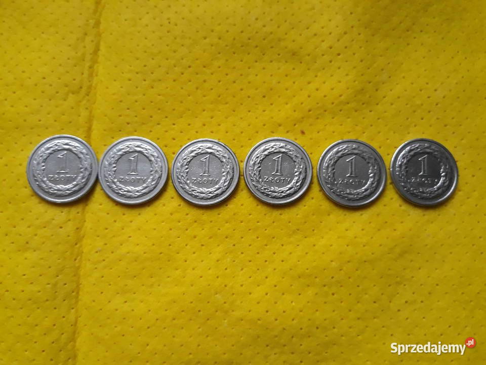 Monety obiegowe 1 1990r 91r 92r 93r 94r 95r Bukownica