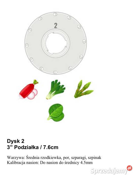 Ręczny siewnik do warzyw Cresco SRS