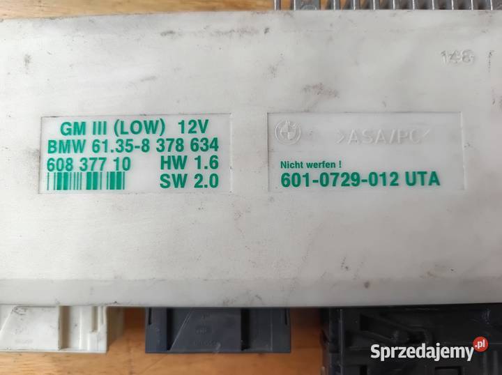 BMW GM III LOW moduł komfortu 61358378634