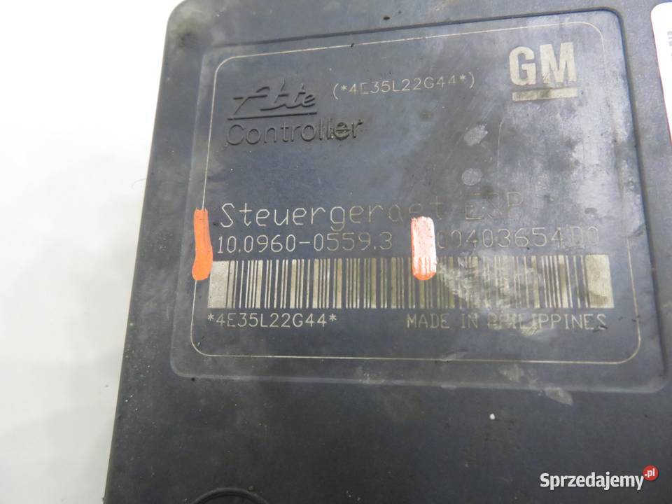 POMPA ABS OPEL ZAFIRA B 10096005593 13234911AS Układ ABS i ESP