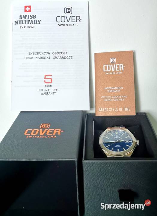 COVER ICONOSTEEL CO21302 SZWAJCARSKI ZEGAREK Ząbki sprzedam