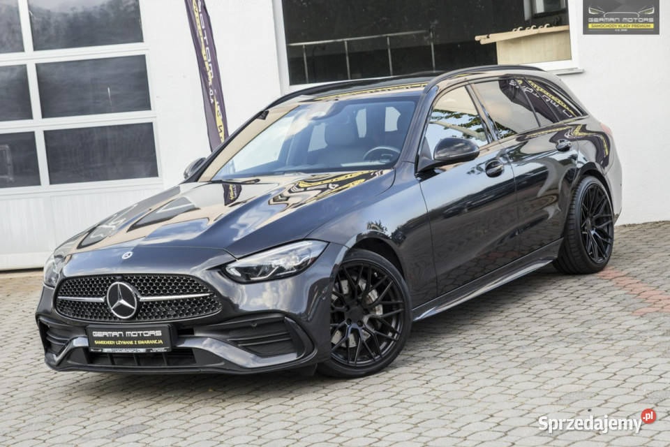 Mercedes C 220 AMG Night 4Matic Multibeam Kamera przyciemniane szyby Gdynia