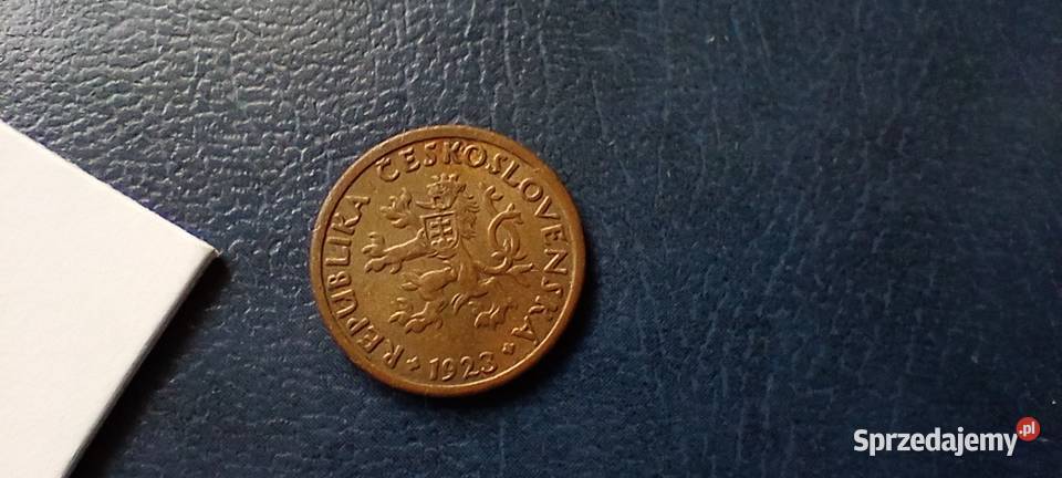 Stare monety 10 halerzy 1923 Czechosłowacja