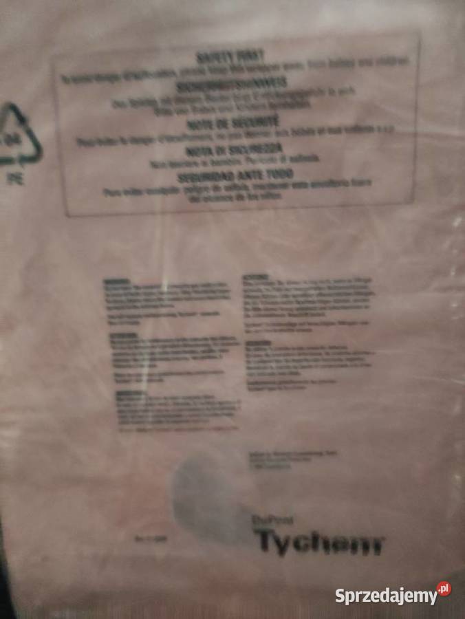 Kombinezon ochronny odporny na chemikalia DuPont Malbork