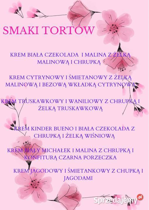 TORTY NA ZAMÓWIENIE komunia urodziny chrzest Strzelin