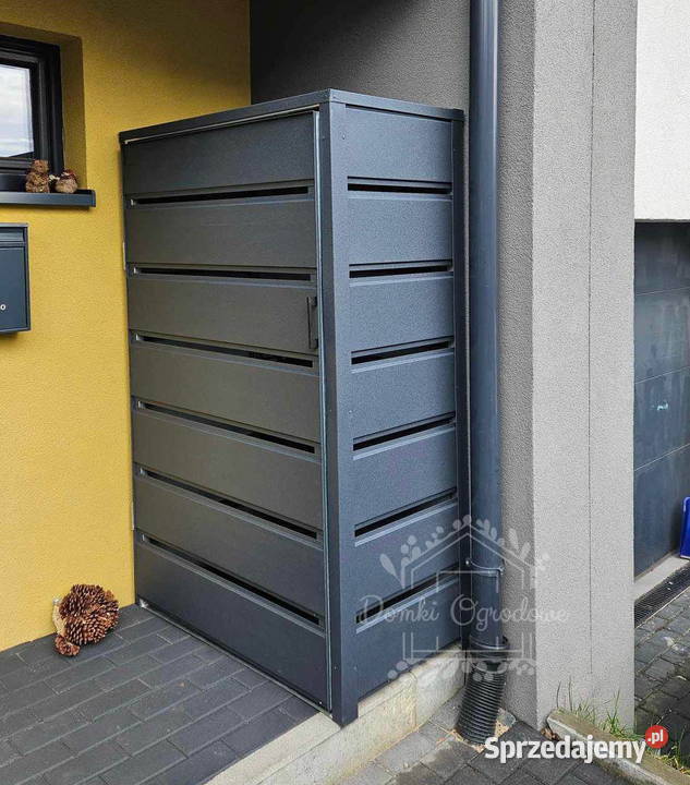 Wiata śmietnikowa dach prosty 1x05m Antracyt sprzedam