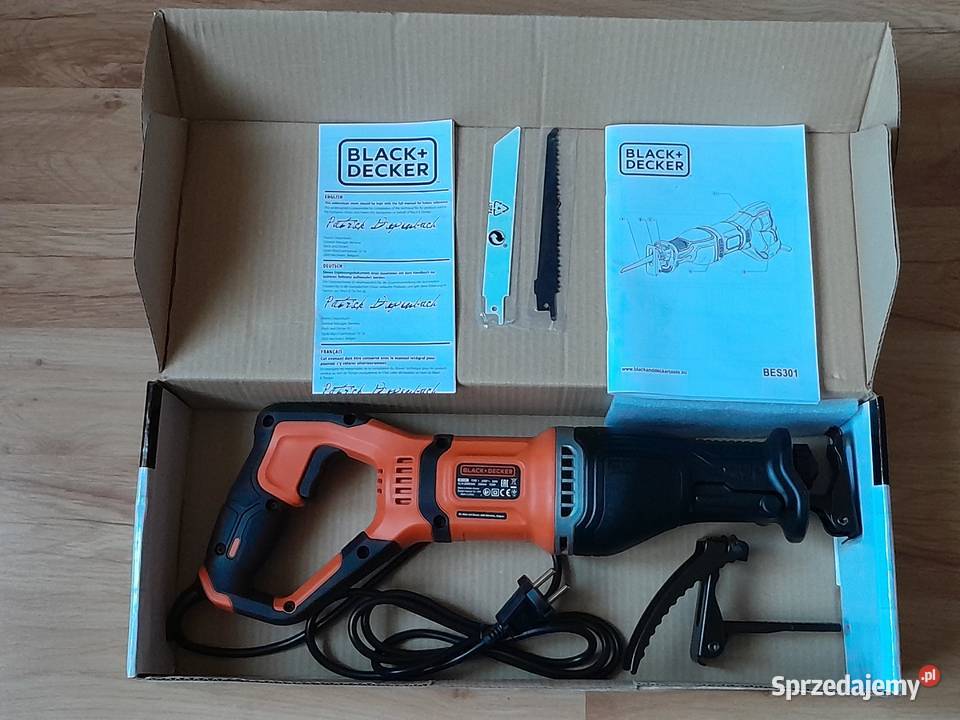 Piła szablasta BlackDecker BES301 QS nowa Polkowice sprzedam