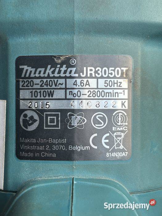 Makita JR3050T 1010W Piła szablasta w walizce sprzedam