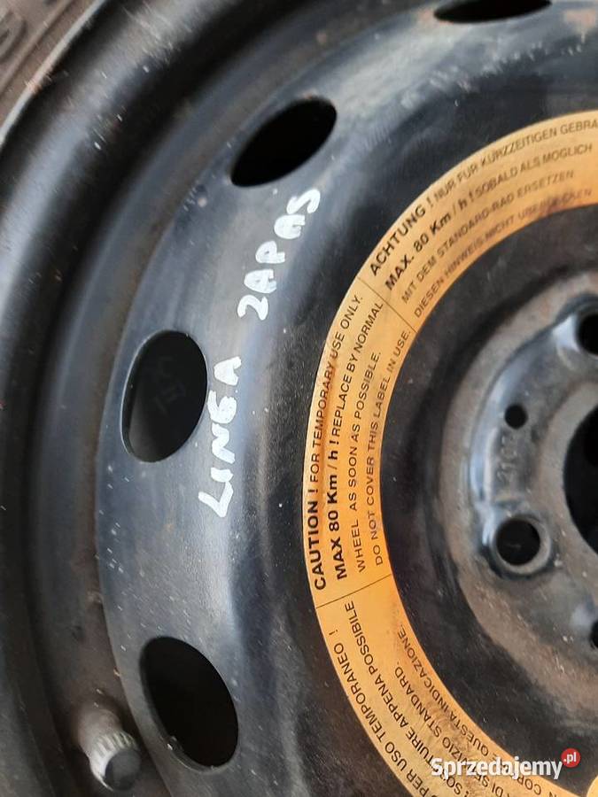 Fiat Linea dojazdówka koło dojazdowe zapasowe