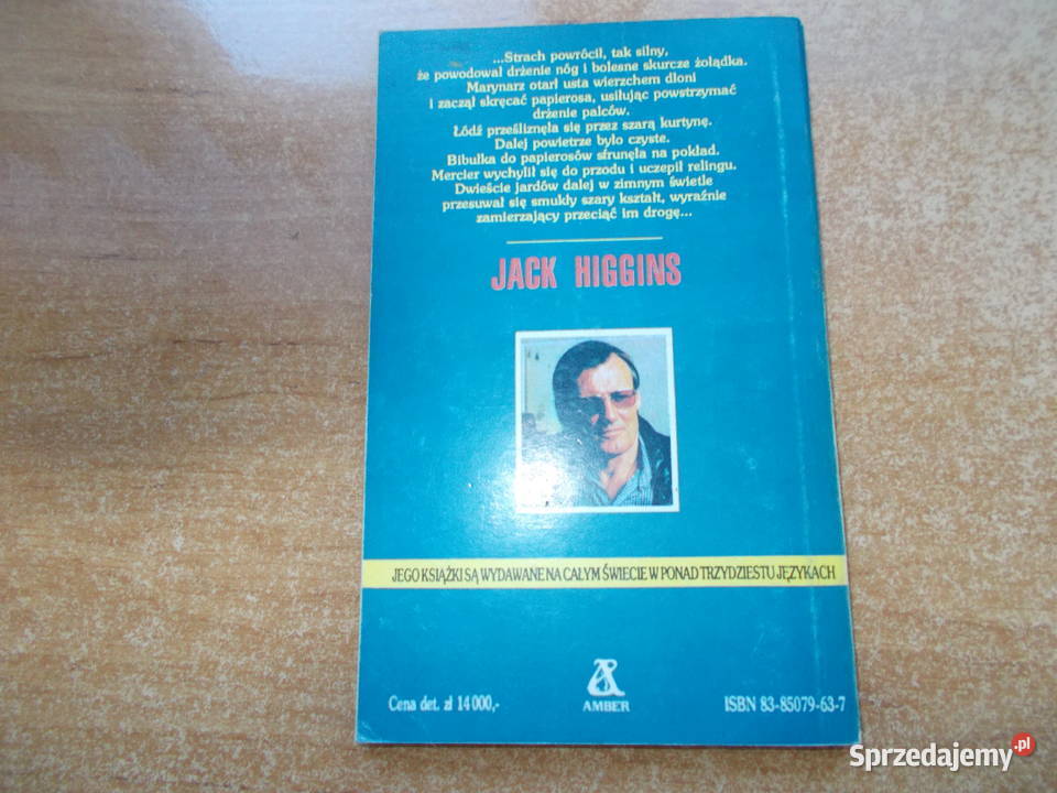 Jack Higgins Czas umierania thrillery, sensacyjne Głubczyce