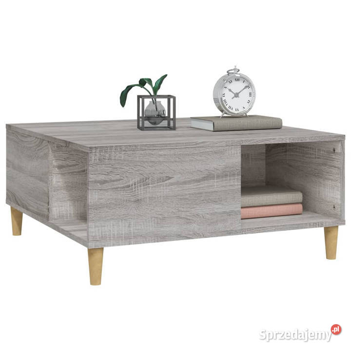 Stolik kawowy szary dąb sonoma 80x80x365 mazowieckie sprzedam