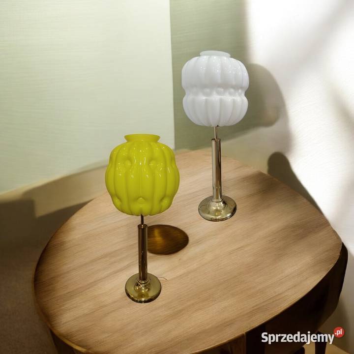 Lampa stołowa Art Deco lata 60 vintage pop art Kalisz