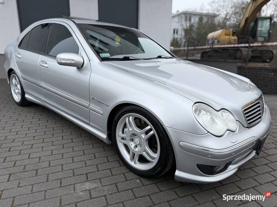 Mercedes Benz C 32 AMG 32 Benzyna V6 Skóry wielkopolskie Poznań