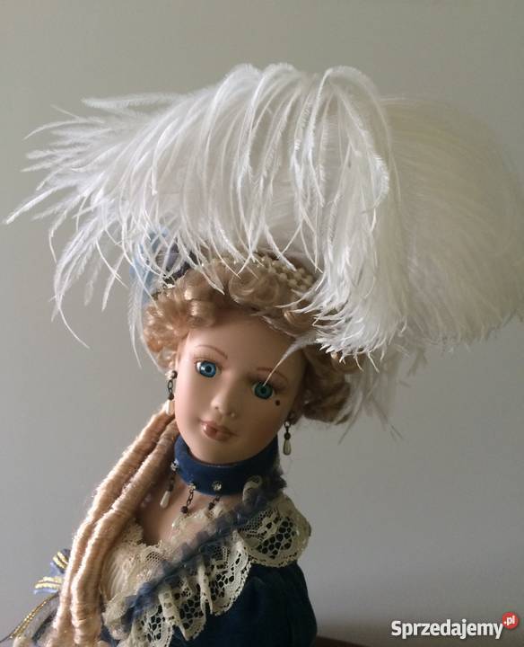 PORCELANOWA LALKA KOLEKCJONERSKA 18wieczna dwórk Warszawa