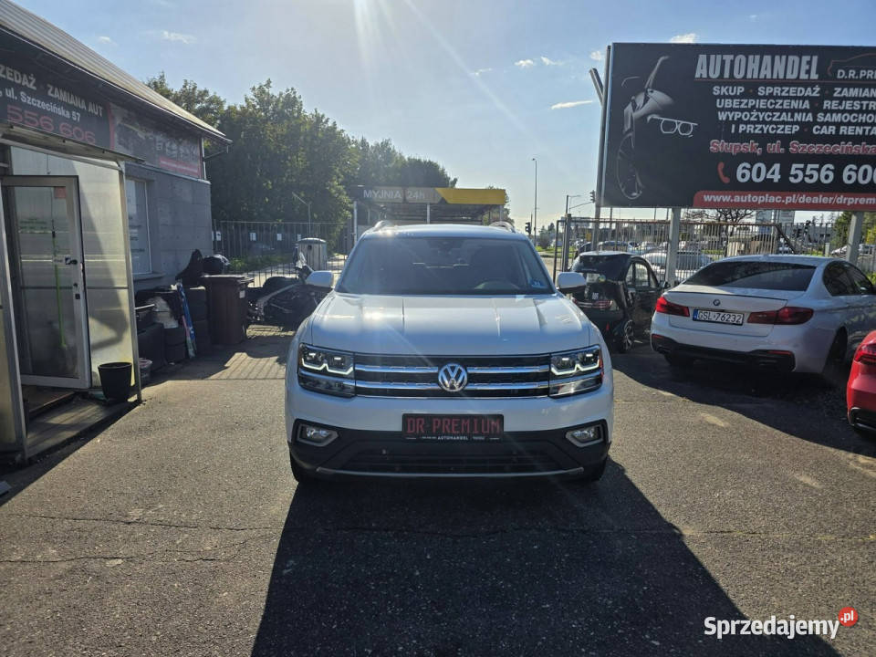 Volkswagen Atlas 36 Benzyna 280 Panorama 21 Full aluminiowe felgi Słupsk