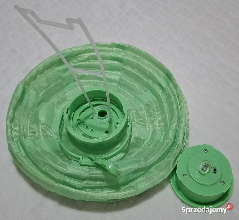 Lampa solarna lampion solarny zielony 23 Artykuły szkolne